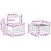 Set di divani da esterno 9 pcs Bianco e Crema Poliestere - Foto miniatura 8