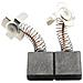 Spazzole di carbone per Hitachi H 60MR - 7 x 17 x 17 mm - coppia - Foto miniatura 1