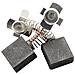 Spazzole di carbone per Hitachi H 60MR - 7 x 17 x 17 mm - coppia - Foto miniatura 2
