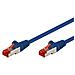 ICOC CCA6F-005-BL - Cavo di rete Patch in CCA Schermato Cat. 6 Blu F / UTP 0,5 m Bulk - Foto miniatura 1