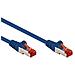 ICOC CCA6F-005-BL - Cavo di rete Patch in CCA Schermato Cat. 6 Blu F / UTP 0,5 m Bulk - Foto miniatura 2