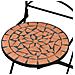 Sedie da Bistrot Pieghevoli 2 pz in Ceramica Terracotta - Foto miniatura 2