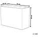 Vaso Rettangolare Per Interno Ed Esterno Marrone Scuro 29x70x50cm Edessa - Foto miniatura 31