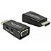 65901 HDMI A VGA & 3.5 mm Audio Nero cavo di interfaccia e adattatore - Foto miniatura 1