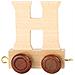 Lettera H Trenino In Legno - Foto miniatura 1