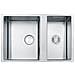 Box Center BWX 120-41-27 Lavello da Incasso 1 e 1/2 Vasche Dimensioni 82 x 52 cm Colore Inox - Foto miniatura 2