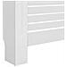 Copertura per Radiatore Bianca 152x19x81,5 cm in MDF - Foto miniatura 3