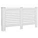 Copertura per Radiatore Bianca 152x19x81,5 cm in MDF - Foto miniatura 1