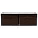 Fioriera Per Giardino Marrone 240x80x77 Cm In Acciaio Zincato - Foto miniatura 4