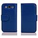 Cadorabo Custodia Compatibile Con Samsung Galaxy Win In Blu Reale - Coperchio Protettivo In Ecopelle Testurizzata E Tasca Per Carte Di Credito - Foto miniatura 2