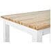 Tavolo Da Pranzo In Legno Chiaro E Bianco 60 X 80 Cm Battersby - Foto miniatura 14