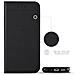 Cover Per Huawei P Smart, Nero - Custodia A Libro Flip Smart Magnetica Con Appoggio E Porta Carte - Foto miniatura 4
