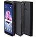 Cover Per Huawei P Smart, Nero - Custodia A Libro Flip Smart Magnetica Con Appoggio E Porta Carte - Foto miniatura 5