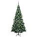 Set Albero Natale Artificiale LED e Palline Verde L 240 cm - Foto miniatura 1