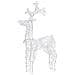 Renne e Slitta Decorazione Natale 90 LED 60x16x100 cm Acrilico - Foto miniatura 2