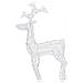 Renne e Slitta Decorazione Natale 90 LED 60x16x100 cm Acrilico - Foto miniatura 6