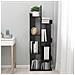Libreria Nera 48x25,5x140 cm in Legno Multistrato - Foto miniatura 3