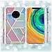 Custodia Compatibile Con Huawei Mate 30 Pro In Marmo Arcobaleno No. 11 - Coperchio Protettivo In Silicone Tpu Con Motivo A Mosaico - Foto miniatura 6