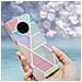 Custodia Compatibile Con Huawei Mate 30 Pro In Marmo Arcobaleno No. 11 - Coperchio Protettivo In Silicone Tpu Con Motivo A Mosaico - Foto miniatura 7