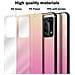 Custodia Compatibile Con Huawei P40 Pro+ In Giallo - Rosa - Coperchio Protettivo Bicolore In Vetro Temperato E Silicone Tpu - Foto miniatura 7