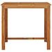 Tavolo Da Bar Da Giardino 120x60x105cm Legno Massello Di Acacia - Foto miniatura 3