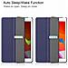 Custodia Smart Cover Per Ipad 10 2 / 10 5 Pollici - Blu Scuro - Foto miniatura 4
