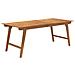 Tavolo Da Giardino 200x90x75 Cm Legno Massello Di Acacia - Foto miniatura 2