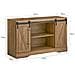 Credenza Con Ante Scorrevoli, Mobile Da Ingresso, Scarpiera, Armadietto Multifunzionale Fsb60-br - Foto miniatura 2