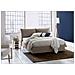 Letto Singolo Gemma, Letto Contenitore Con Rivestimento In Tessuto, 100% Made In Italy, Apertura Frontale, Adatto Per Materasso Cm 80x200, Tortora - Foto miniatura 2