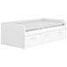 Letto Per Bambini Adamello, Lettino Contenitore Per Cameretta, Struttura Per Letto Singolo Con 3 Cassettoni, 194x97h60 Cm, Bianco - Foto miniatura 4