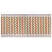Tappeto Passatoia Tessuto Jacquard Linea Emozioni Dis. Zig Zag Twist Multicolor 57x50 Multicolor - Foto miniatura 1