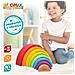 Puzzle Di Legno Per Bambini Woomax Arcobaleno 8 Pezzi 4 Unità - Foto miniatura 4