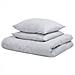 Set Copripiumino In Cotone Satinato 200 X 220 Cm Grigio Morningside - Foto miniatura 4