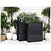 Vaso Per Piante Nero 80 X 30 X 92 Cm Thimena - Foto miniatura 1