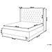 Letto Velluto Lubbon 140 X 200 Cm Beige - Foto miniatura 8