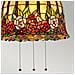 Lampadario Tiffany Rosecliffe Vetro Bronzo Imperiale 3 Luci E27 - Foto miniatura 3