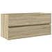 Mobile Lavabo Bagno Rovere Sonoma 100x38,5x45 Cm In Truciolato - Foto miniatura 2