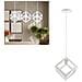 Lampadario Da Soffitto A Sospensione A Forma Cubo 3d Portalampada E27 - Foto miniatura 1