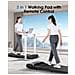 Tapis Roulant Elettrico, Rattatree Walking Pad, 2 In 1 Tapis Roulant Sotto La Scrivania, 1-10 Km/h Walking Pad, Display A Lcd, Nessuna Installazione, Noir - Foto miniatura 2