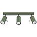 Lampada Da Soffitto Ring 3l Verde Oliva Sl. 1502 - Moderno Lampada Da Soffitto Verde Oliva 17x45x6 Cm - Foto miniatura 1