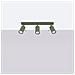 Lampada Da Soffitto Ring 3l Verde Oliva Sl. 1502 - Moderno Lampada Da Soffitto Verde Oliva 17x45x6 Cm - Foto miniatura 2