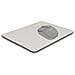 Mouse pad grigio 220 x 180 mm rivestimento in vetro - Foto miniatura 3