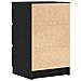 Comodini con 3 Cassetti 2 pz Nero 39x35x65 cm - Foto miniatura 9