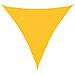 Vela Parasole 160 G/m Triangolare Giallo 6x6x6 M In Hdpe - Foto miniatura 2