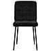 Sedie Da Pranzo 6 Pz Nere In Velluto - Foto miniatura 3