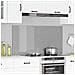 Schienale cucina  Grigio chiaro 120x60x0,6 cm in vetro temperato - Foto miniatura 2