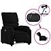 Poltrona Elettrica Reclinabile Nera in Tessuto - Foto miniatura 6