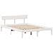 Letto Libreria senza Materasso Bianco 120x190 cm Legno di Pino - Foto miniatura 5