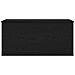 Scatola di stoccaggio  con coperchio in rovere nero 100x42x46 cm in legno ingegnerizzato - Foto miniatura 6