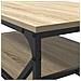 Tavolino da caffè con ripiano Rovere Sonoma 90x50x40 cm Legno ingegnerizzato - Foto miniatura 8